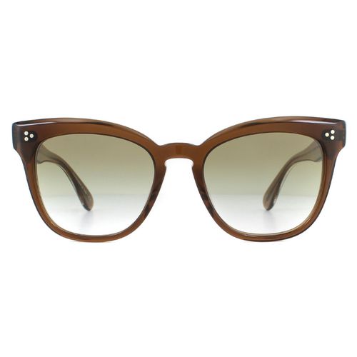 Womens Cat Eye Espresso Olive Gradient Sunglasses - - One Size - NastyGal UK (+IE) - Modalova