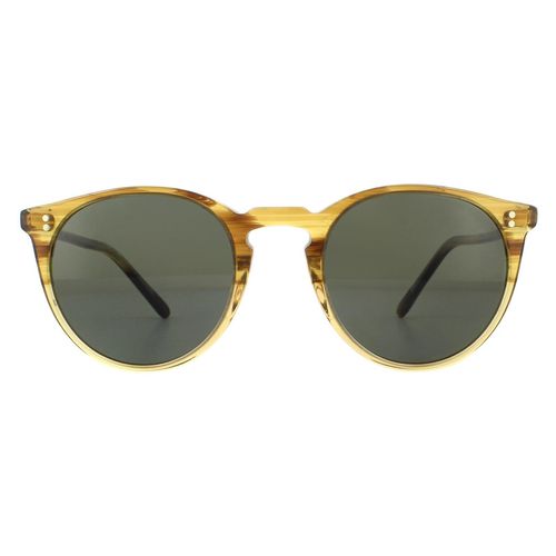 Round Canarywood Gradient G-15 Green Polarized Sunglasses - - One Size - NastyGal UK (+IE) - Modalova