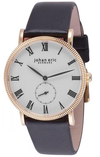 Holstebro Watch, Steel Case Leather Strap - - One Size - Johan Eric - Modalova
