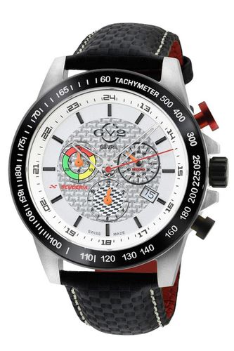 Scuderia 9920 Leather Chronograph Swiss Quartz Watch - One Size - GV2 - Modalova