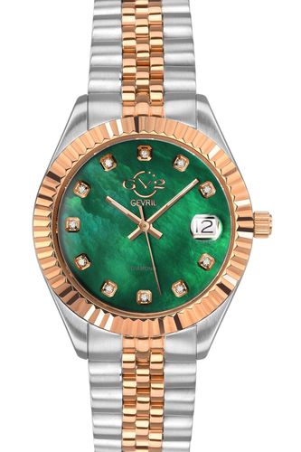 Womens Naples 12408 Green Dial Two Tone Swiss Quartz Watch - - One Size - NastyGal UK (+IE) - Modalova