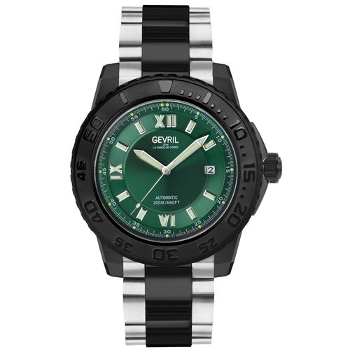Seacloud Swiss Automatic Green Dial Stainless Steel PVD Watch - One Size - Gevril - Modalova