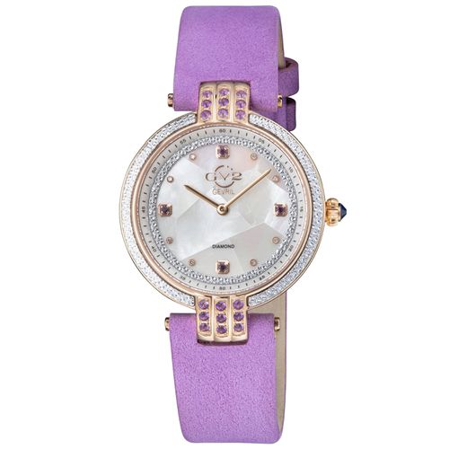 Womens Matera White Mother of Pearl Dial Diamond Swiss Quartz Watch - - One Size - NastyGal UK (+IE) - Modalova