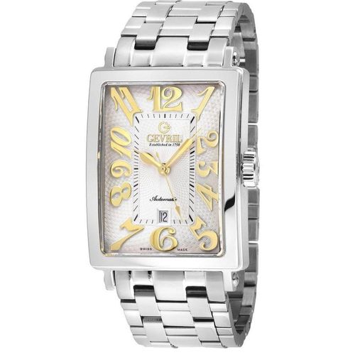 Avenue of America's Swiss Automatic Sellita SW200 Stainless Steel Watch - - One Size - Gevril - Modalova