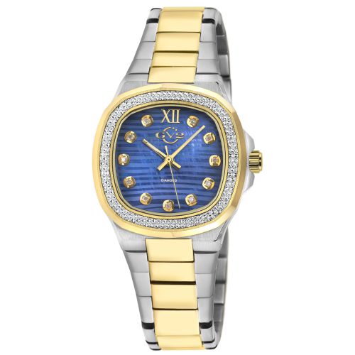 Womens Potente Lady MOP dial, 316L Stainless Steel Two toned IPYG Diamond Swiss Quartz Watch - One Size - GV2 - Modalova