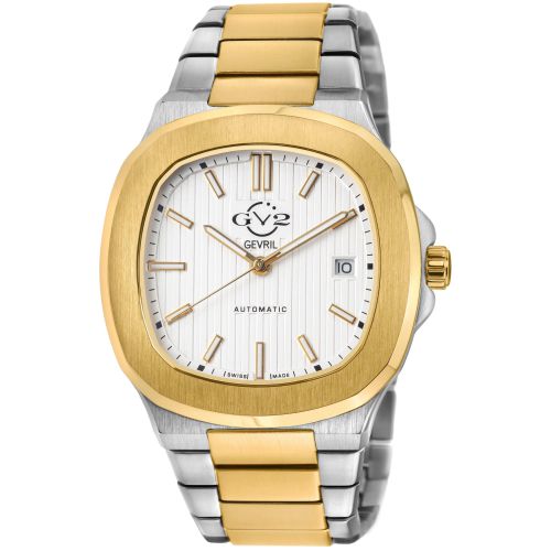 Automatic Potente White Dial Two Tone Gold Bracelet Swiss Automatic Watch - - One Size - GV2 - Modalova