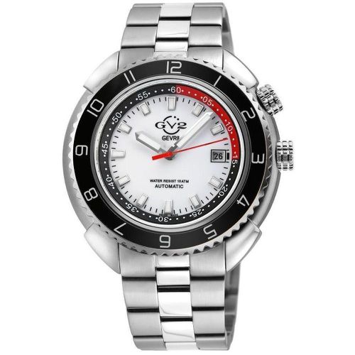 Squalo Swiss Automatic Stainless Steel Bracelet Date Swiss Automatic Watch - - One Size - GV2 - Modalova