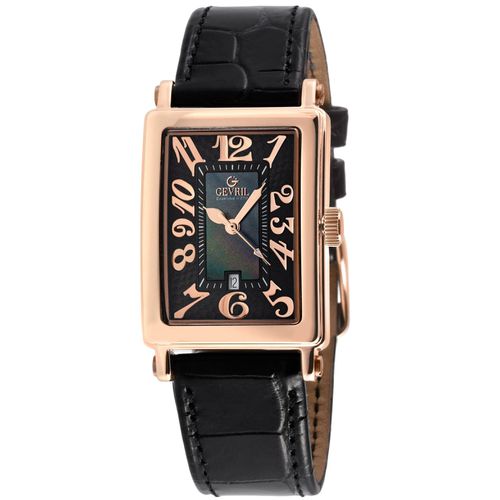 Womens Ave of Americas Mini Rose Stainless Steel Case, MOP Dial , Genuine Leather Strap. Swiss Quartz Watch - One Size - NastyGal UK (+IE) - Modalova