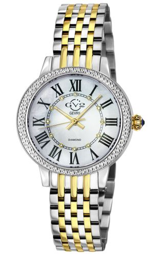 Womens Astor III MOP Dial Swiss Quartz Stainless Steel Diamond Watch - - One Size - GV2 - Modalova