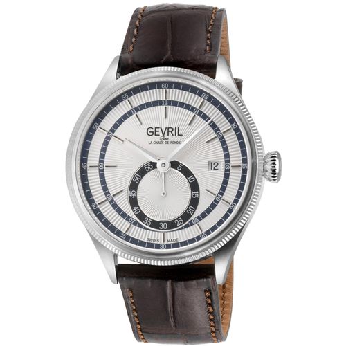 Empire Italian Handmade Leather Swiss Automatic ETA 2895 Watch - One Size - Gevril - Modalova
