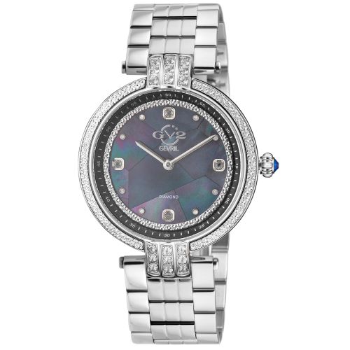 Womens Matera Swiss Quartz Diamonds Mother of Pearl Dial, 316L Stainless Steel Watch - One Size - GV2 - Modalova
