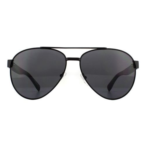 Aviator Matte Grey Sunglasses - One Size - Lacoste - Modalova