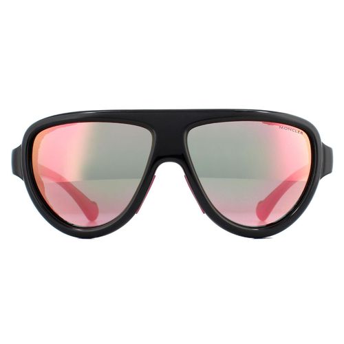 Aviator Shiny with Pink Leather Blue with Pink Mirror Sunglasses - One Size - NastyGal UK (+IE) - Modalova