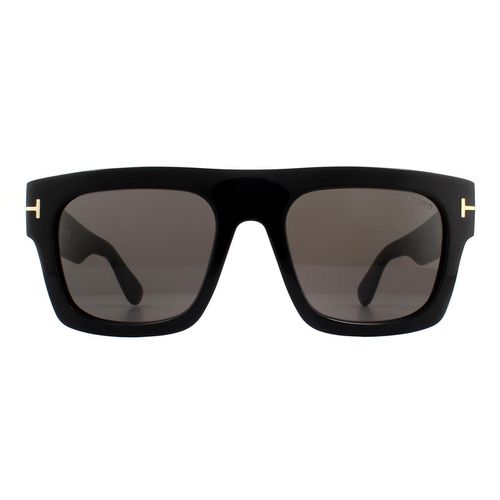 Square Shiny Smoke Grey Sunglasses - One Size - Tom Ford - Modalova