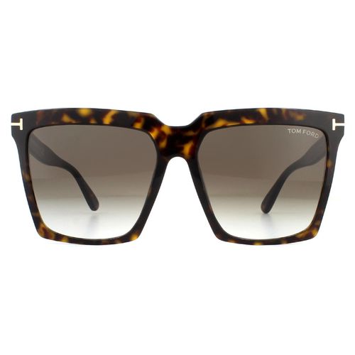 Womens Square Dark Havana Roviex Gradient Sunglasses - One Size - NastyGal UK (+IE) - Modalova