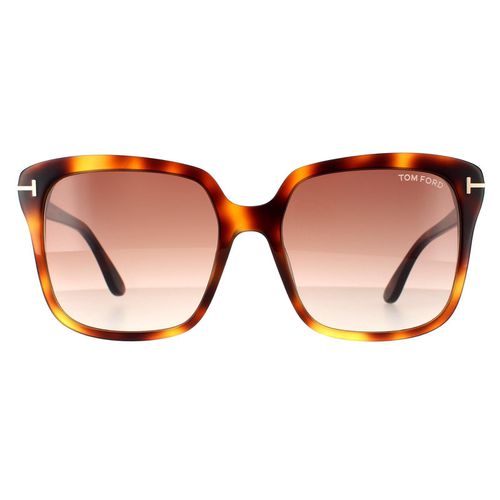 Womens Rectangle Blonde Havana Gradient Sunglasses - One Size - NastyGal UK (+IE) - Modalova