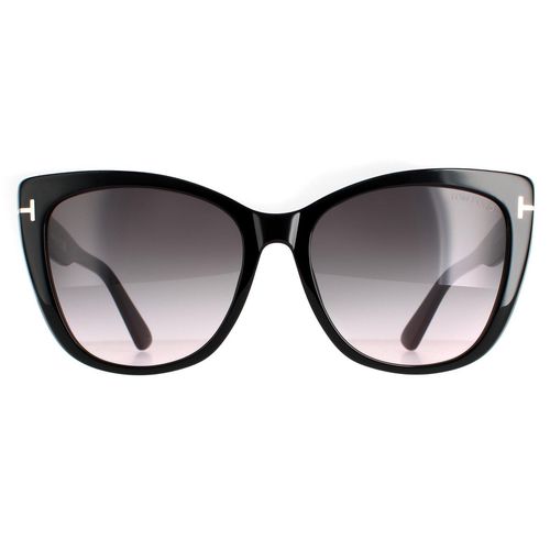 Womens Cat Eye Shiny Smoke Gradient FT0937 Nora Sunglasses - One Size - Tom Ford - Modalova