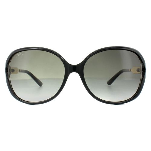 Womens Fashion Gold Grey Gradient Sunglasses - One Size - Gucci - Modalova