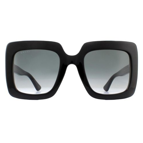 Womens Square Grey Gradient Sunglasses - One Size - Gucci - Modalova