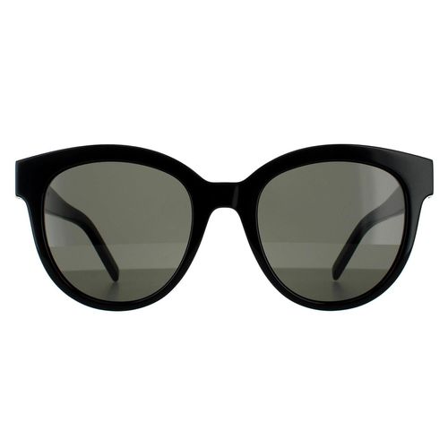 Womens Round Grey Sunglasses - One Size - Saint Laurent - Modalova