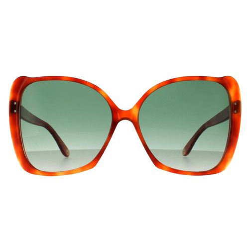 Womens Fashion Havana Green Sunglasses - - One Size - Gucci - Modalova