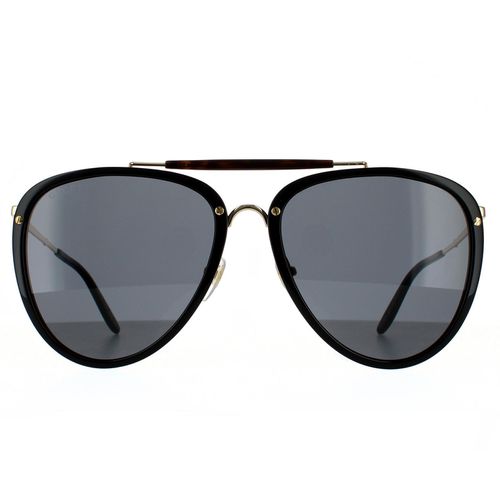 Aviator Shiny and Gold Grey Sunglasses - One Size - NastyGal UK (+IE) - Modalova