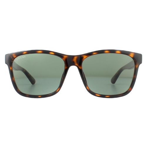 Rectangle Dark Havana Green Sunglasses - - One Size - NastyGal UK (+IE) - Modalova