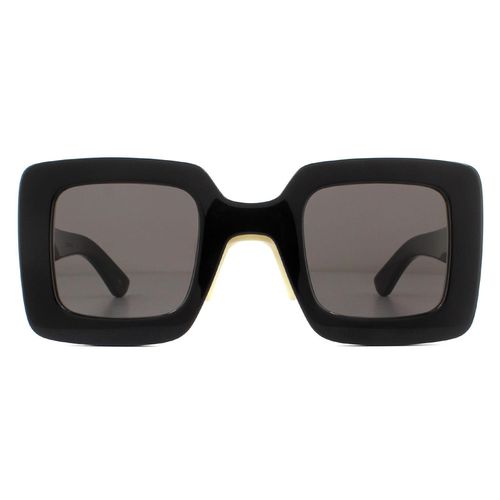 Womens Square Grey Sunglasses - One Size - Gucci - Modalova