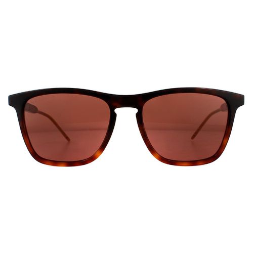 Rectangle Havana Sunglasses - One Size - Gucci - Modalova