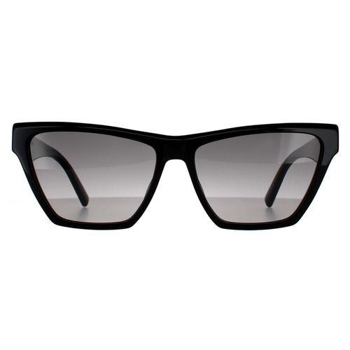 Womens Cat Eye Grey Gradient Sunglasses - One Size - Saint Laurent - Modalova