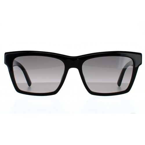 Rectangle Unisex Shiny Grey Gradient Sunglasses - One Size - Saint Laurent - Modalova