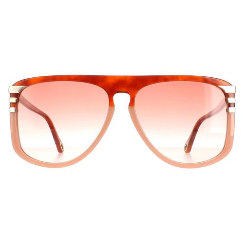 Womens Aviator Shiny Blonde Havana Orange Gradient CH0104S - - One Size - NastyGal UK (+IE) - Modalova