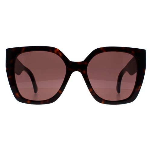 Womens Square Havana GG1300S - One Size - Gucci - Modalova