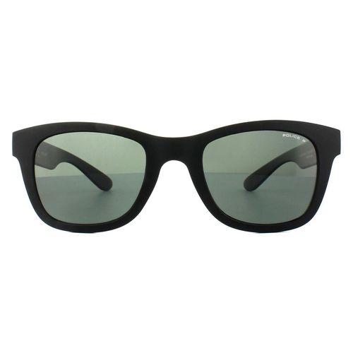 Rectangle Matt Grey Polarized Sunglasses - One Size - Police - Modalova