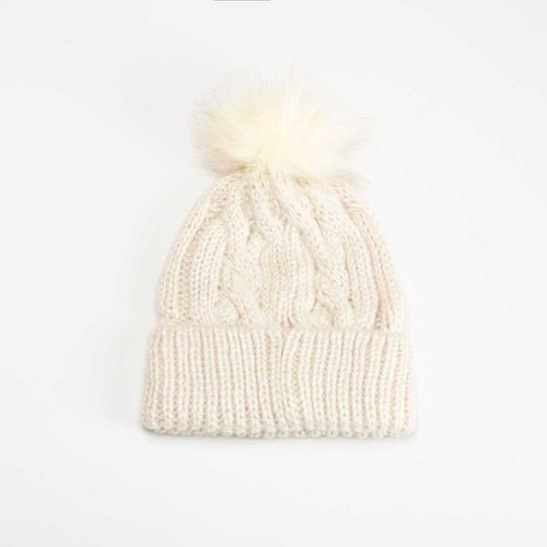 Gorro pompón - Color: BLANCO - Merkal - Modalova