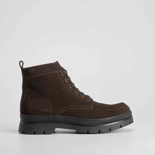 Bota casual marrón de piel - Talla: 40 - Fosco - Modalova