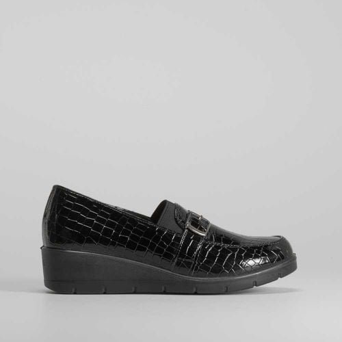 Mocasín elástico grabado - Talla: 39 - Comfeet - Modalova