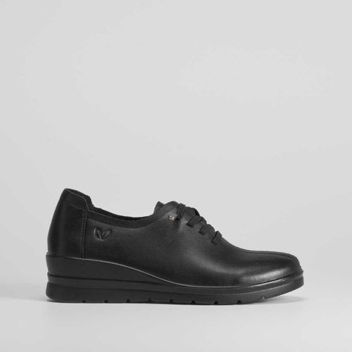 Zapato Blucher con cuña media piel - Talla: 38 - Comfeet - Modalova