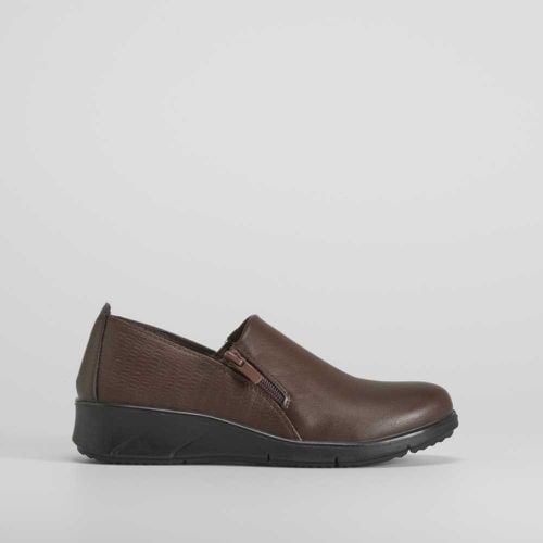 Zapato cerrado slip on cremallera - Talla: 36 - Comfeet - Modalova