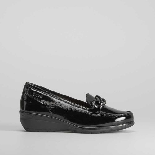 Mocasín cuña baja en piel - Talla: 36 - 24HRS - Modalova