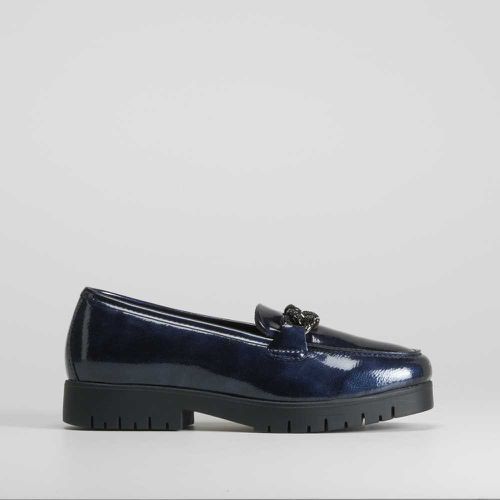 Mocasín azul eslabones - Talla: 40 - Comfeet - Modalova