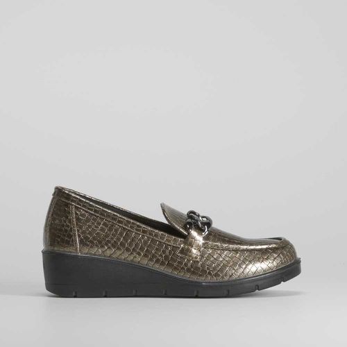 Mocasín cadena metalizado de - Talla: 36 - Comfeet - Modalova