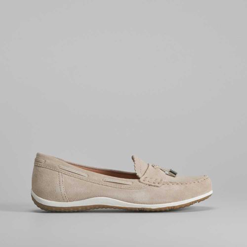 Mocasín vega beige piel - Talla: 39 - Geox - Modalova