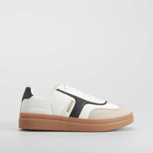 Zapatilla urbana flatform blanca - Talla: 39 - Mustang - Modalova