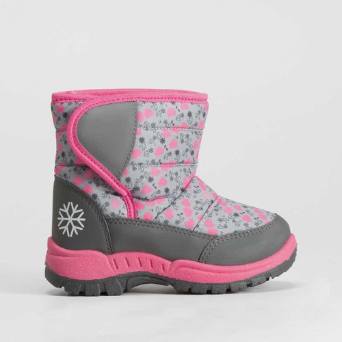 Bota nieve estampada gris - Talla: 28 - Udok - Modalova