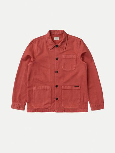 Barney Worker Jacket Poppy Men's Organic Jackets X Small Sustainable Clothing - Nudie Jeans - Modalova