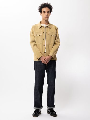 Colin Utility Overshirt Oat Men's Organic Shirts Small Sustainable Clothing - Nudie Jeans - Modalova