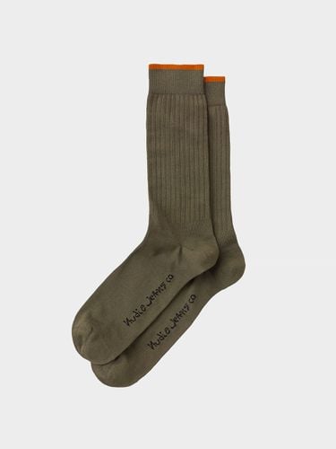 Gunnarsson Socks Olive Men's Organic Socks One Size Sustainable Clothing - Nudie Jeans - Modalova