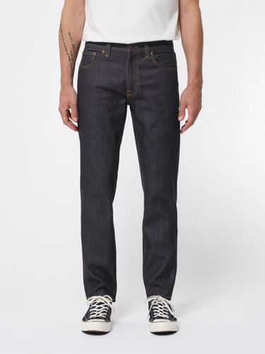 Gritty Jackson Dry Classic Navy Mid Waist Regular Straight Fit Men's Organic Jeans W26/L28 Sustainable Denim - Nudie Jeans - Modalova