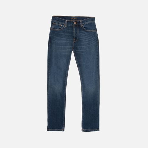 Grim Tim Indigo Myth Mid Waist Slim Fit Men's Organic Jeans W24/L28 Sustainable Denim - Nudie Jeans - Modalova